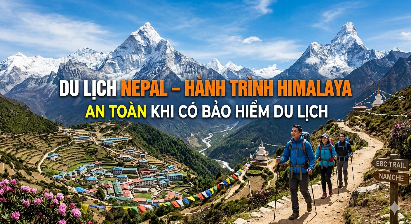 DU LỊCH NEPAL – HÀNH TRÌNH HIMALAYA AN TOÀN KHI CÓ BẢO HIỂM DU LỊCH
