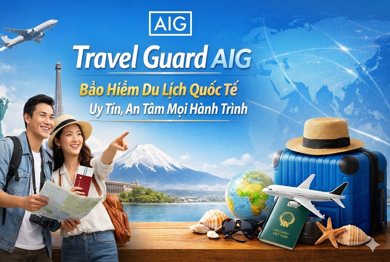 Travel Guard AIG – Bảo Hiểm Du Lịch Quốc Tế Uy Tín Hàng Đầu 2026