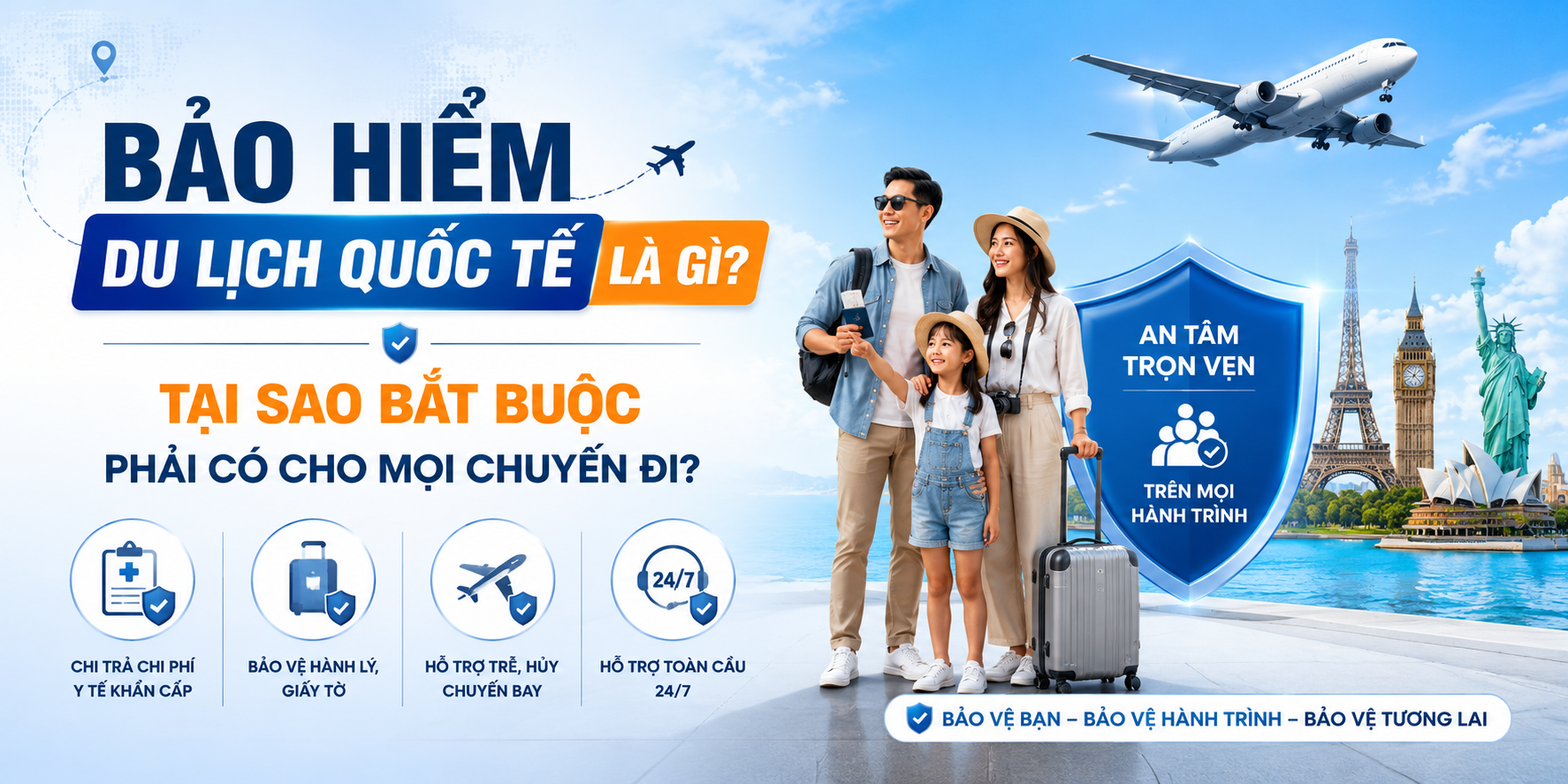 Bảo hiểm du lịch quốc tế là gì? Tại sao bắt buộc phải có cho mọi chuyến đi?