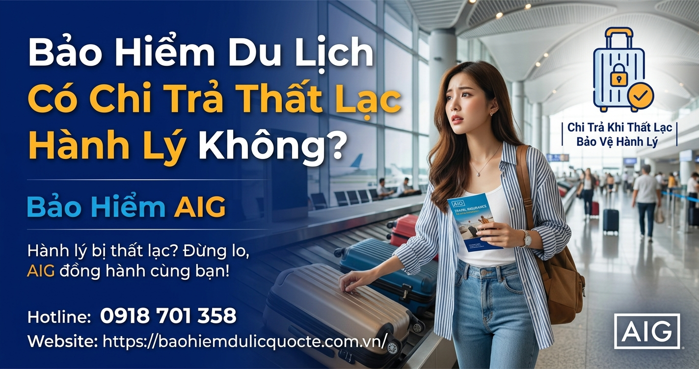 Bảo Hiểm Du Lịch Có Chi Trả Thất Lạc Hành Lý Không? | Bảo Hiểm AIG