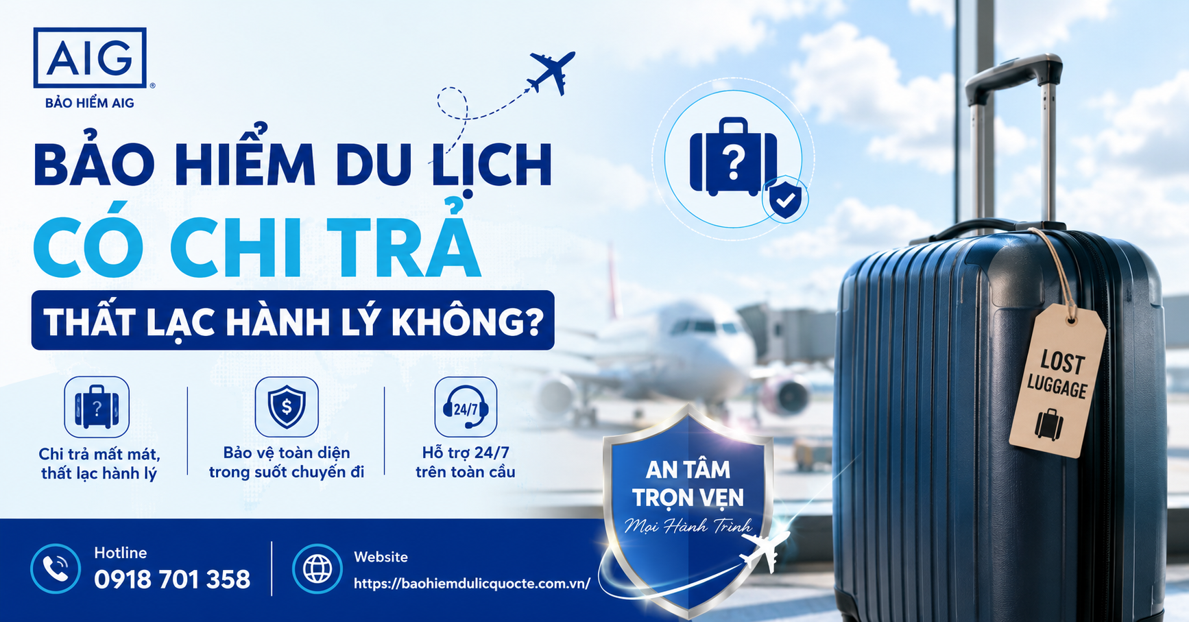 Bảo Hiểm Du Lịch Có Chi Trả Thất Lạc Hành Lý Không? | Bảo Hiểm AIG