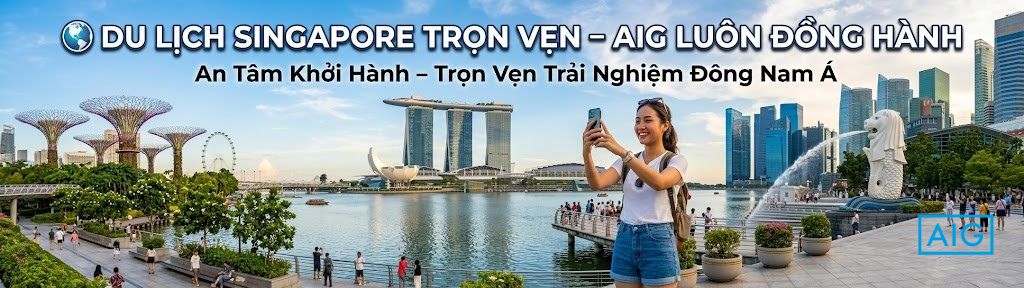 Bảo hiểm du lịch đi Singapore cần lưu ý gì? – Bảo hiểm Du Lịch AIG